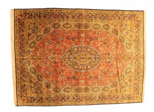Vintage Persian Qum - Item #  35234 - 13-2 H x 9-10 W -  Circa 1930